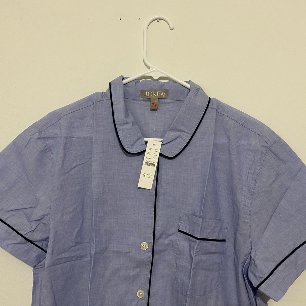 NWT J.Crew End On End Pajama Top Size L - Picture 5 of 6